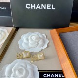 Chanel小香早夏新款埃及系列方形珍珠雙c耳釘 女生耳墜 香奈兒耳環 耳釘