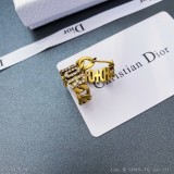 00221_X128PQ00_Dior新品JADIOR復古銅色耳圈經典扣復古款一眼就喜歡的款式絕對不