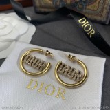 00012_X128PQ00_Dior迪奧熱賣耳釘DIOR字母系列高端定制微鑲高碳鑽高富美必入款