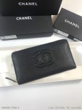 Chanel香奈兒專櫃款魚子醬牛皮錢包裡外全皮專櫃款式做工細節無可挑剔堅持高品質款號50071