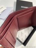 Chanel香奈兒專櫃款羊皮錢包裡外全皮專櫃款式做工細節無可挑剔