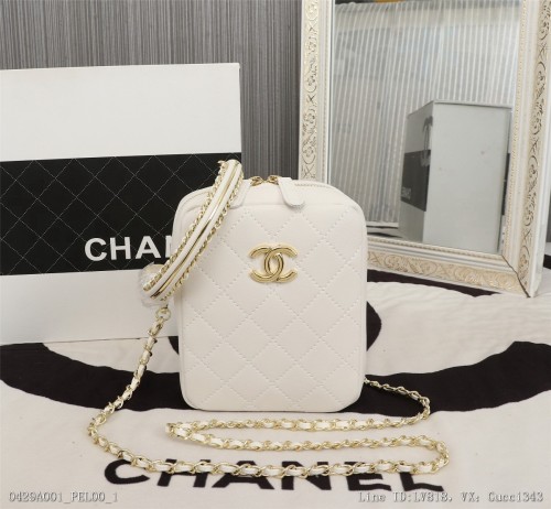 Chanel2020春夏最新豎斜提相機包太特別了這款是2020走秀款包CHANEL 香奈兒女包