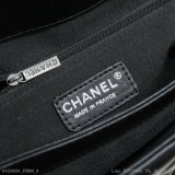 小號Chanel肩背斜挎大包上身超拉風進口牛皮手感柔軟細膩超耐裝的