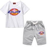 兒童 童裝批發 Dickies 迪凱斯 短T 兒童短褲 韓國童裝 兒童套裝 童裝 兩件式套裝 短T+短褲 短褲 套裝 男童套裝