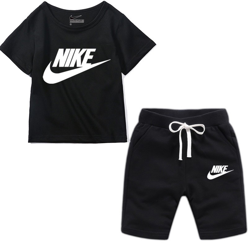 Nike 耐克 耐吉 短褲 韓國童裝 男童套裝 兒童套裝 兒童短褲 兩件式套裝 兒童 童裝批發 短T 套裝 童裝 短T+短褲