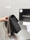 chanel鏈條包牛皮質地時裝休閒不挑衣服尺寸29X21cm