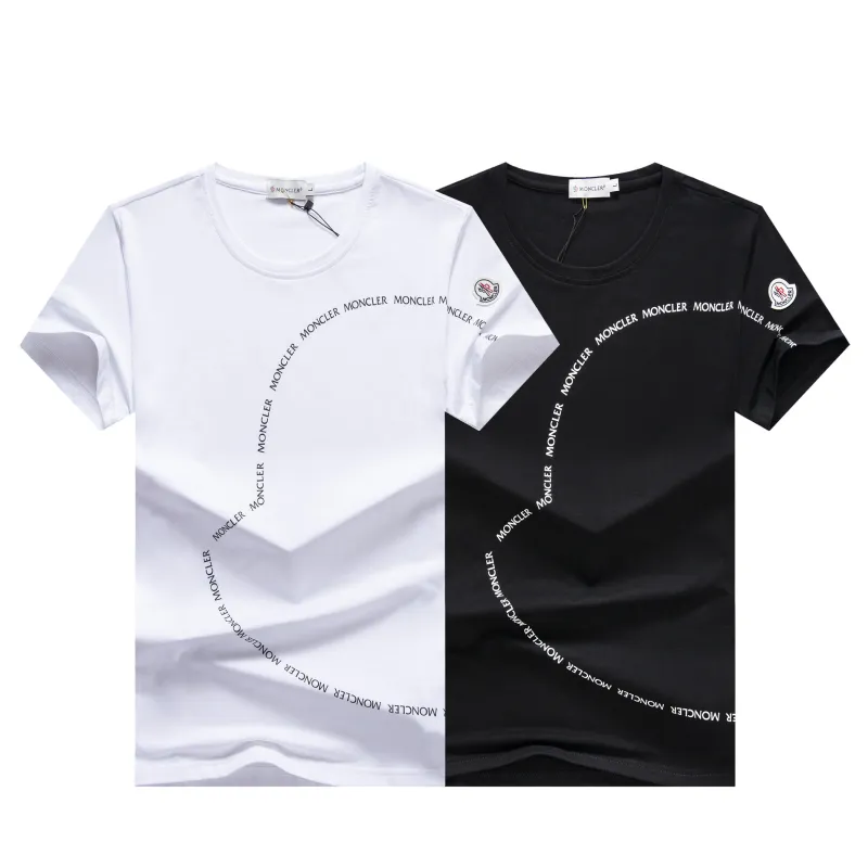 Moncler 蒙口 短T 短袖T恤 時尚百搭上衣 圓領T 男生短袖 上衣 女生短袖 短袖上衣 衣服 情侶裝