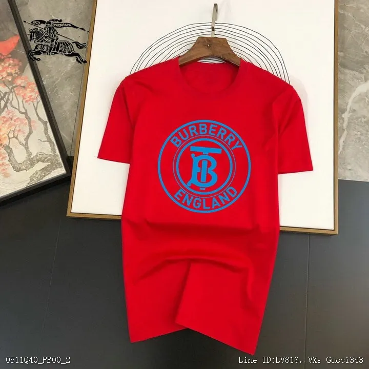 Burberry 巴寶莉 短T 短袖上衣 時尚百搭 短袖T恤 新款短袖M3XL4275