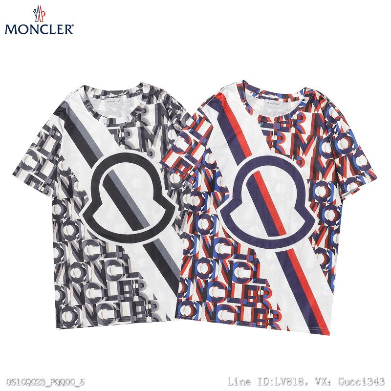 Moncler 蒙口 短T 短袖T恤 時尚百搭上衣 圓領T 男生短袖 上衣 女生短袖 短袖上衣 衣服 情侶裝