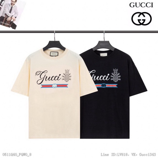 GUCCI 古馳 短袖T恤 短T 時尚百搭上衣 情侶裝 短袖SXL0412