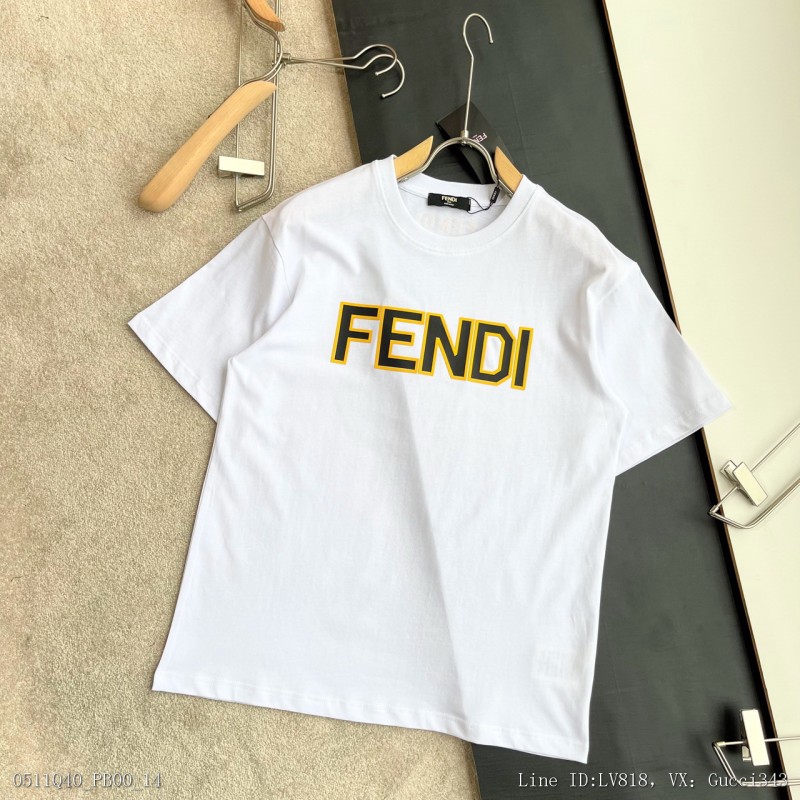 Fendi 芬迪 短袖T恤 短T 男短袖t恤 純棉T恤 短袖MXXXL0428