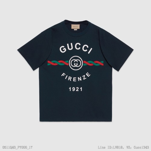 GUCCI 古馳 短袖T恤 短T 時尚百搭上衣 情侶裝 短袖SXL0428