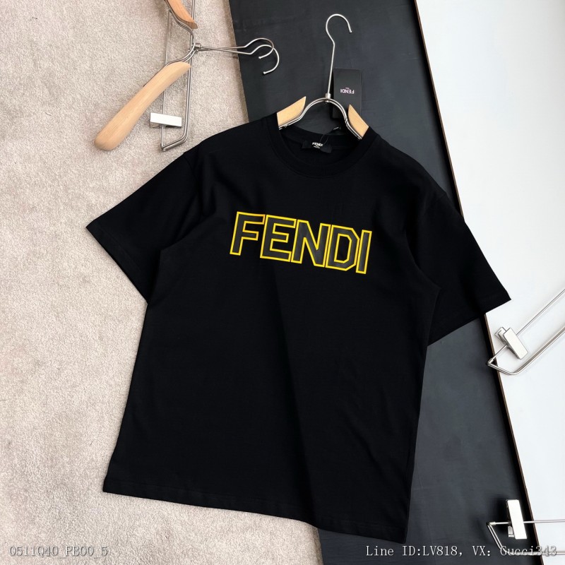 Fendi 芬迪 短袖T恤 短T 男短袖t恤 純棉T恤 短袖MXXXL0428