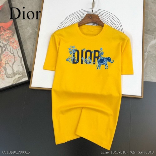 DIOR 迪奧 短袖T恤 時尚百搭上衣 短T 情侶裝 新款短袖M3XL427