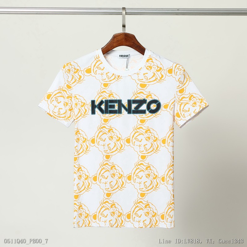 Kenzo 老虎頭 短袖T恤 短T 上衣 情侶裝 新款短袖M3XL0402