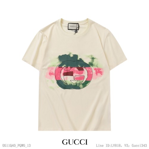 GUCCI 古馳 短袖T恤 短T 時尚百搭上衣 情侶裝 G短袖SXXL0406