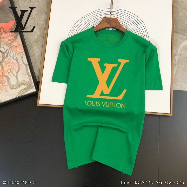 Louis Vuitton 短袖T恤 LV 短T 潮流上衣 情侶裝 新款短袖M3XL42717