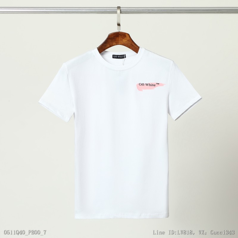 OFF-WHITE 圓領 短袖T恤 短T Off短T 情侶裝 新款短袖M3XL0402