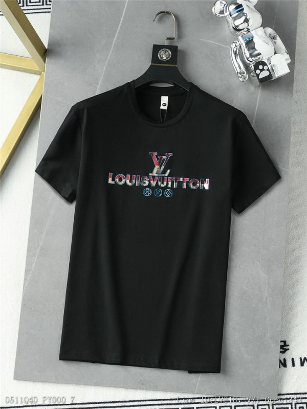 Louis Vuitton 短袖T恤 LV 短T 潮流上衣 情侶裝 新款圓領短袖M3XL4165