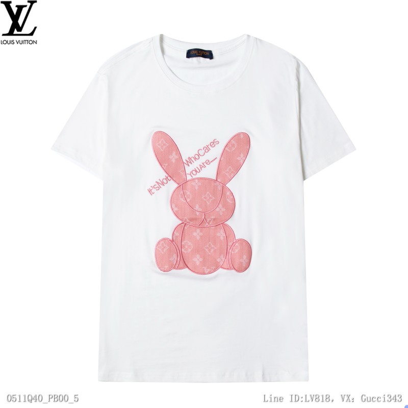 Louis Vuitton 短袖T恤 LV 短T 潮流上衣 情侶裝 短袖MXXXL0408