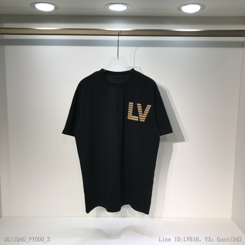 Louis Vuitton 短袖T恤 LV 短T 潮流上衣 情侶裝 短袖SXXL0412