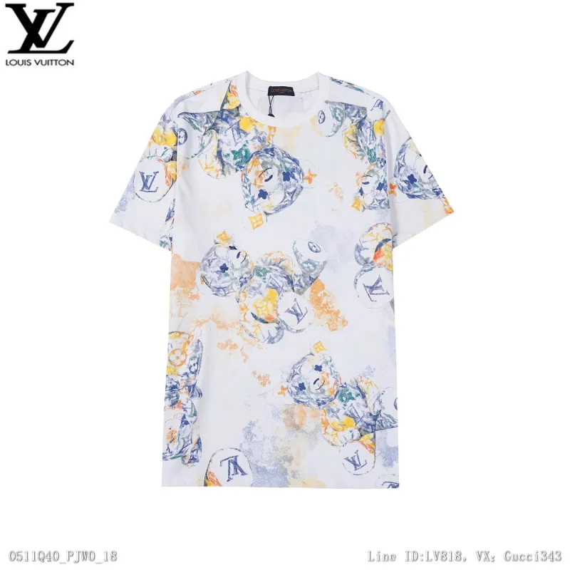 Louis Vuitton 短袖T恤 LV 短T 潮流上衣 情侶裝 L短袖MXXXL0408