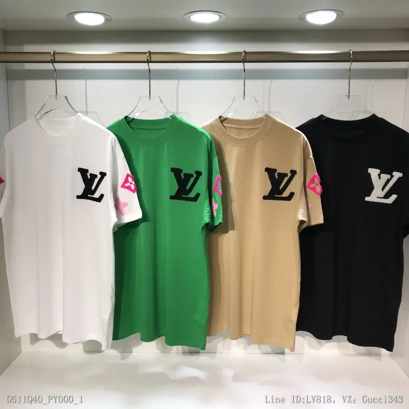 Louis Vuitton 短袖T恤 LV 短T 潮流上衣 情侶裝 短袖SXXL0412