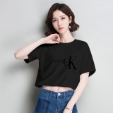 Calvin Klein 凱文克萊 短版上衣 上衣 棉t 素t 運動上衣 女生短版上衣 衣服 露肚臍 短T 短袖 T恤 短袖t 恤