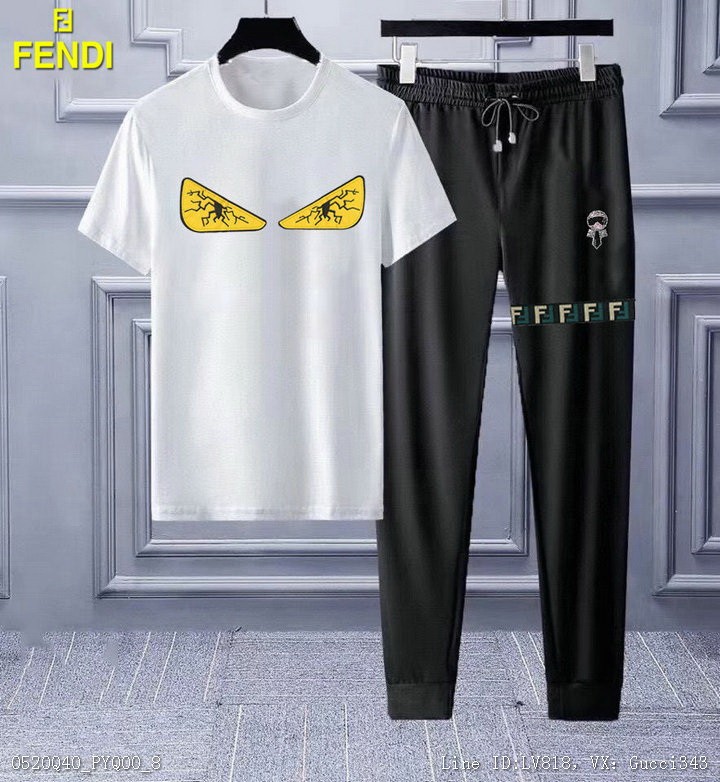 Fendi 芬迪 男生衣著 套裝 M3XL新款套裝