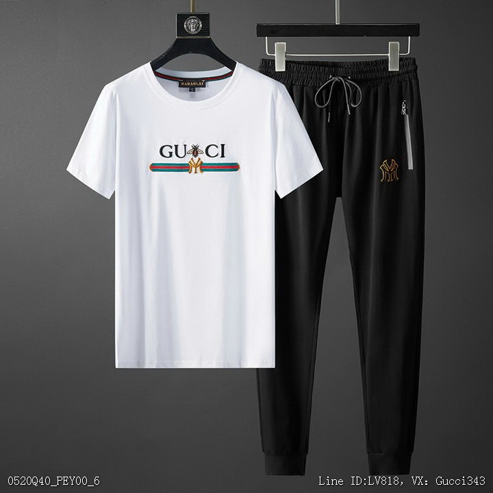 Gucci 古馳 新款短袖長褲套裝M4XL