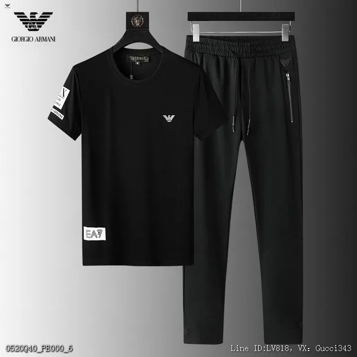 Armani 阿瑪尼 套裝 男生衣著 M4XL新款長褲套裝