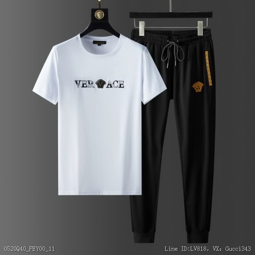 Versace 范思哲 套裝 男生衣著 新款短袖長褲套裝M4XL