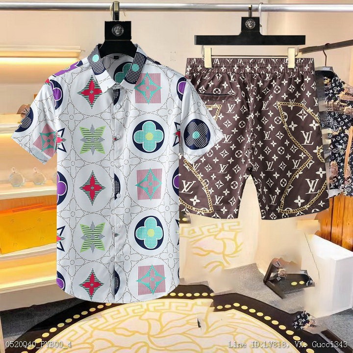 Louis Vuitton 套裝 LV套裝lv襯衫套裝M3XL