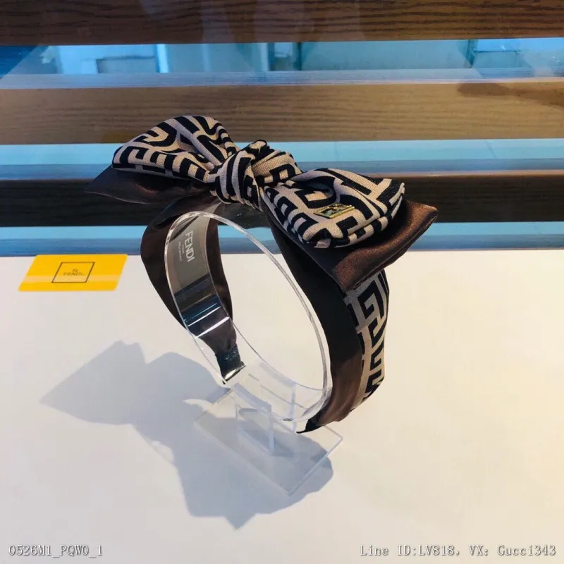 配包裝FENDI芬迪火爆新款發箍原單11貨簡約百搭潮女必備品超級的高