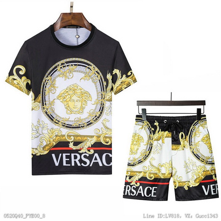 Versace 短袖短褲 套裝 新款套裝M3XL