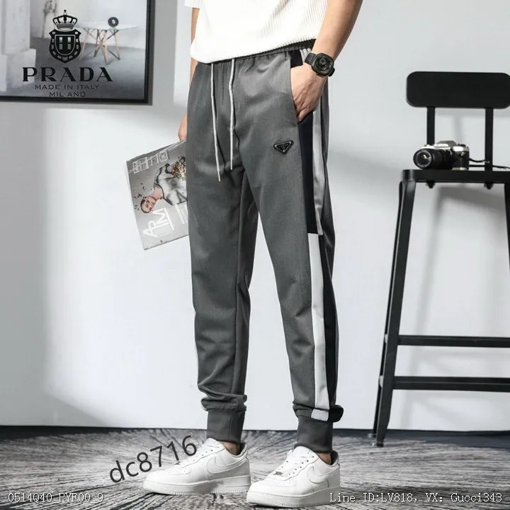 Prada 長褲 男生休閒褲 新款休閒褲M4XL碼