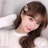 Chanel小香21年新款珍珠發夾經典雙cLogo耐看百搭甜美優雅知性原