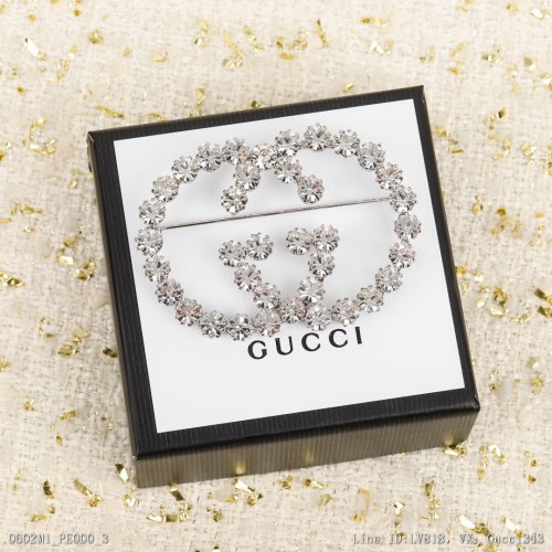 202183火爆古馳Gucci2019年新款上市字母logo發夾胸針原版刻印lo