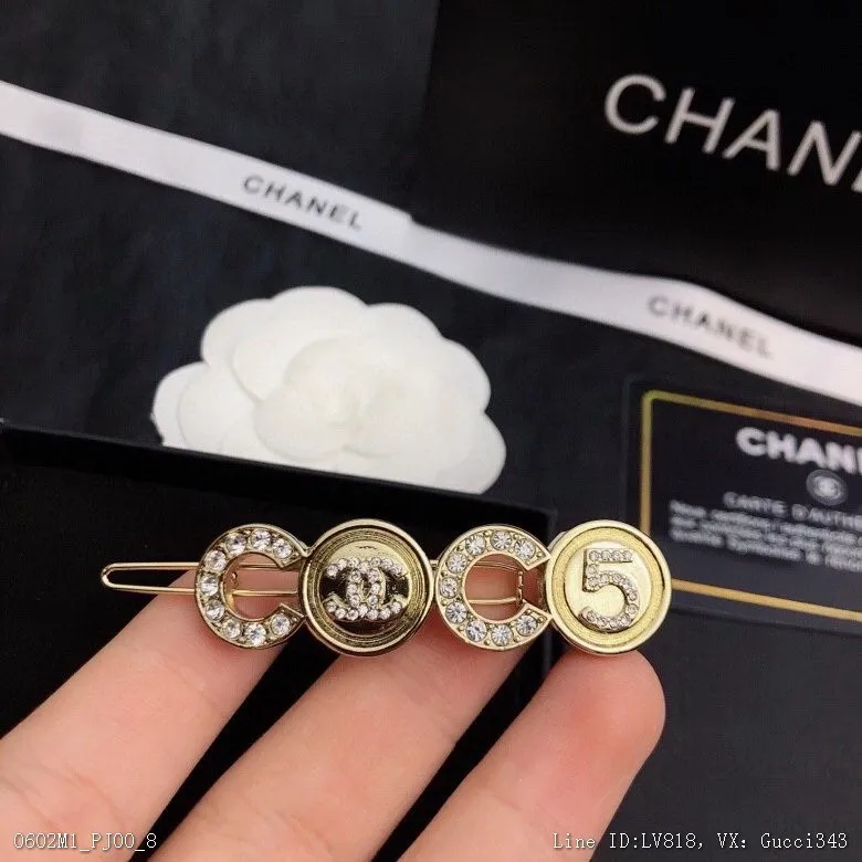 Chanel香奈兒小香經典發夾熱銷款火爆上新同步專櫃正品開模款式簡單