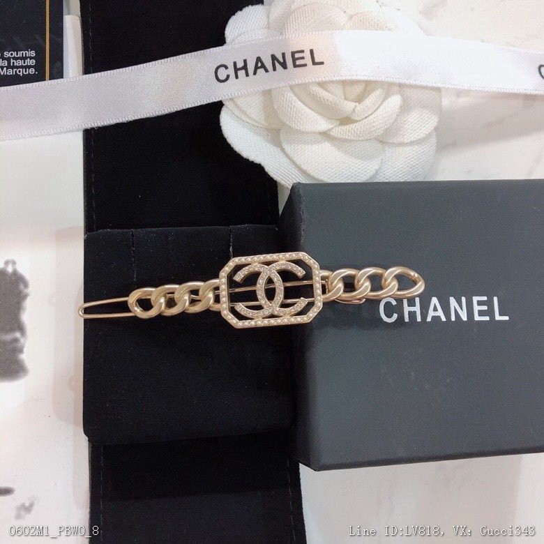 小香Chanel香奈兒時尚小香字母珍珠發夾市面最高版本專櫃11款式開