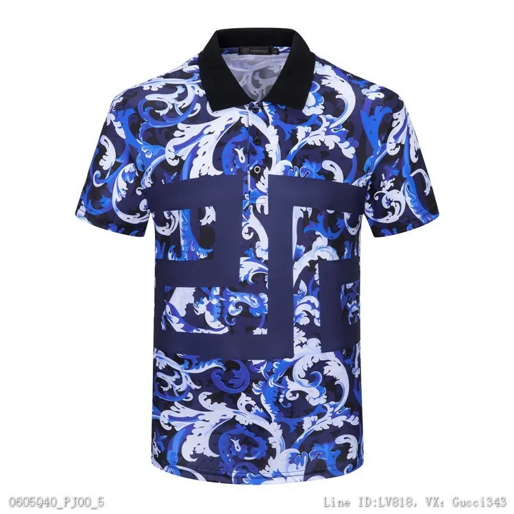 Versace 范思哲 短袖Polo衫 新款翻領顏色圖色碼數M3XL