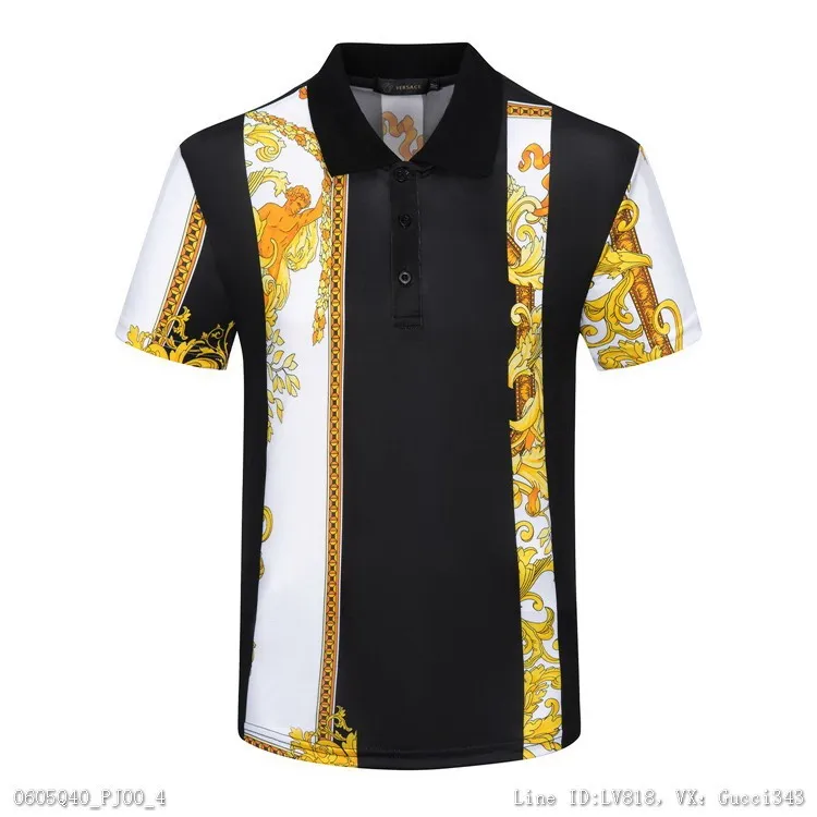 Versace 范思哲 短袖Polo衫 新款翻領顏色圖色碼數M3XL