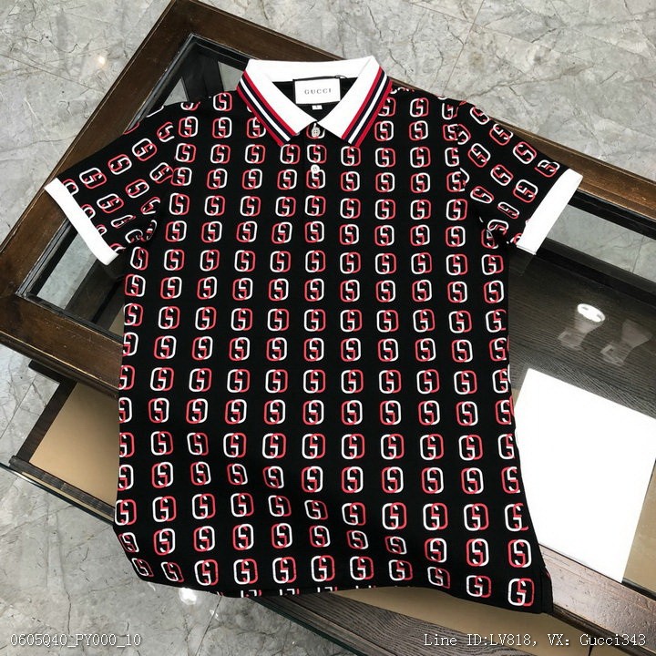 Gucci 古馳 短袖Polo衫 新款翻領M3XL