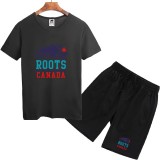 Roots 加拿大 海貍 小海貍 男生套裝 短T+短褲 五分褲 跑步套裝 套裝 夏季熱銷款 上衣 短褲 短袖T恤 短袖套裝