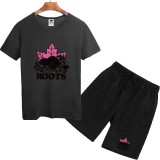 Roots 加拿大 海貍 小海貍 短袖套裝 夏季熱銷款 上衣 跑步套裝 套裝 短褲 男生套裝 短T+短褲 五分褲 短袖T恤