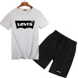夏季熱銷款 Levis 李維斯 跑步套裝 短袖套裝 短褲 套裝 五分褲 短袖T恤 短T+短褲 上衣 男生套裝