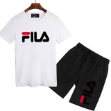 夏季熱銷款 FILA 斐樂 套裝 短T+短褲 短褲 跑步套裝 男生套裝 上衣 短袖T恤 五分褲 短袖套裝