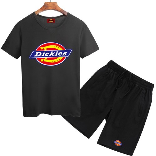 夏季熱銷款 男生套裝 跑步套裝 短袖T恤 套裝 Dickies 迪凱斯 上衣 短T+短褲 短袖套裝 短褲 五分褲