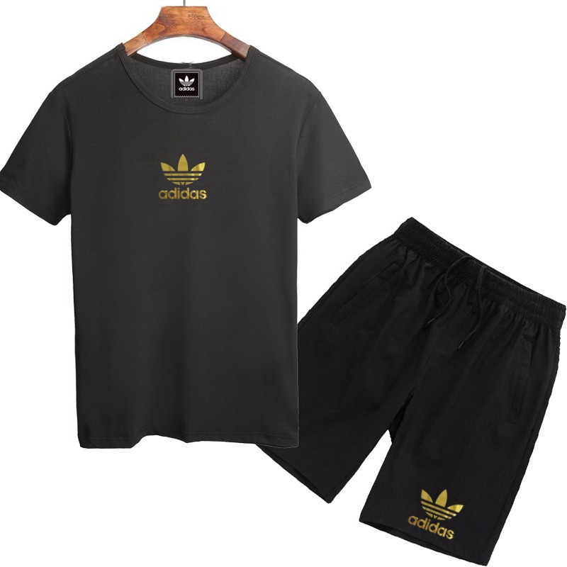 夏季熱銷款 男生套裝 Adidas 愛迪達 跑步套裝 短袖套裝 短褲 套裝 五分褲 上衣 短袖T恤 短T+短褲