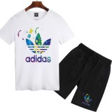 夏季熱銷款 男生套裝 Adidas 愛迪達 短T+短褲 五分褲 短褲 短袖套裝 短袖T恤 上衣 跑步套裝 套裝